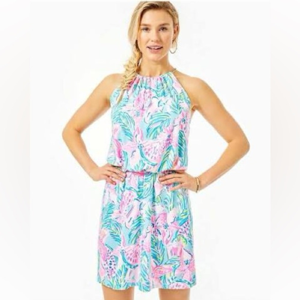 NWOT Lilly Pulitzer Bowen Skirted Romper S